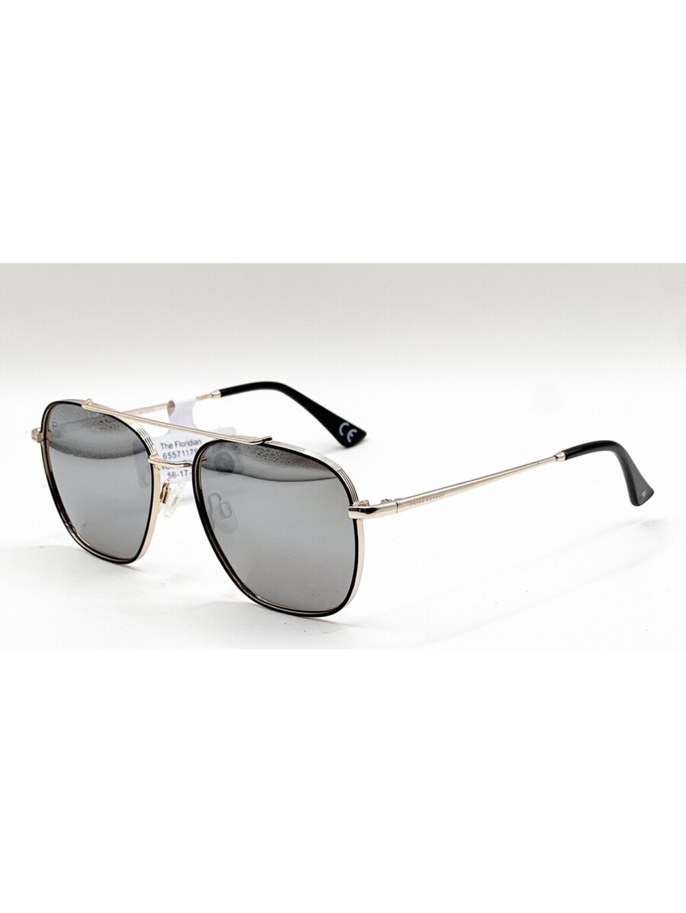 Prive Revaux The Floridian 2M2XN Gold Aviator Authentic Sunglasses 56-17